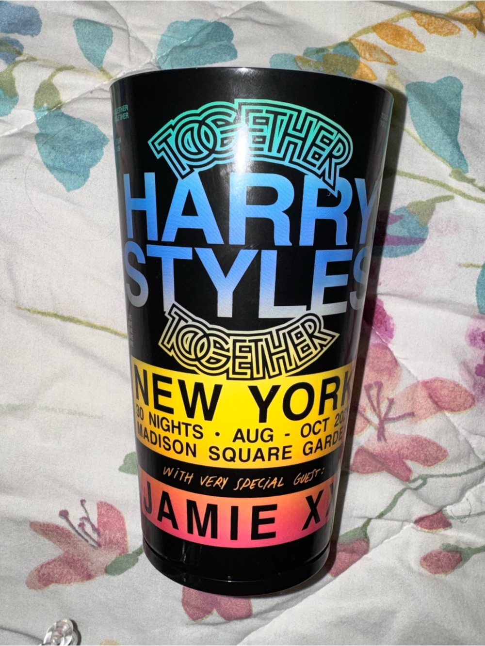 Limited Edition Harry Styles Light Up Cup NYC Madison Square Garden Exclusive